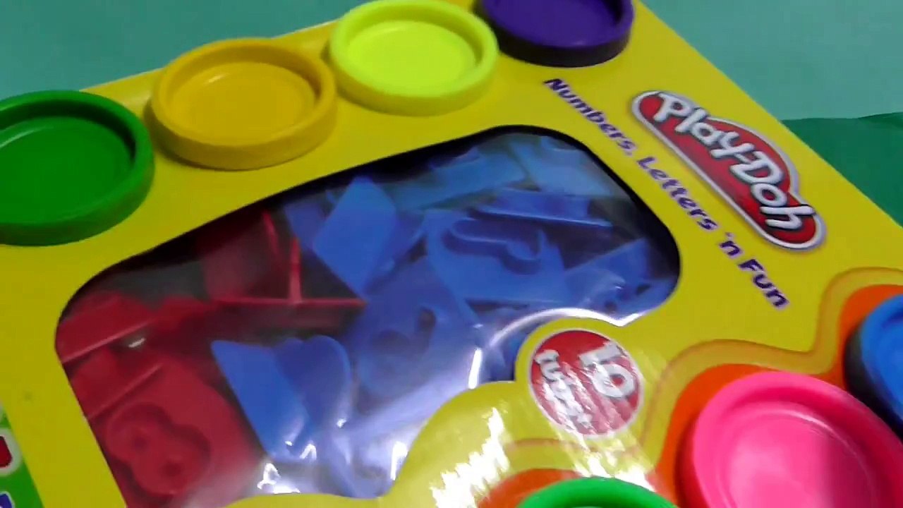 Play Doh Letters Numbers n fun [Learn ABC Learn 123]