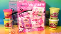 Hello Kitty Play Doh Donuts Plastilina Doughnuts DIY ハローキティ | キャラクタ�