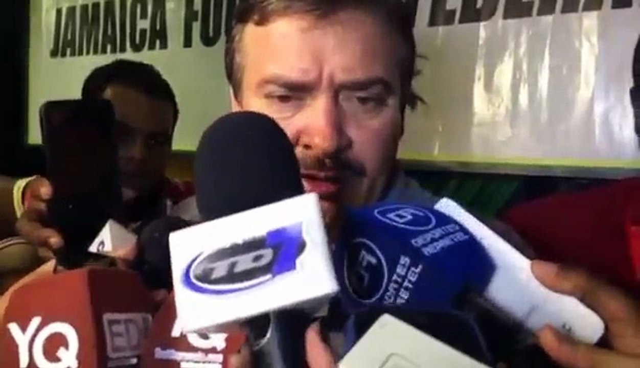 Oscar Ramirez tras empate en Jamaica
