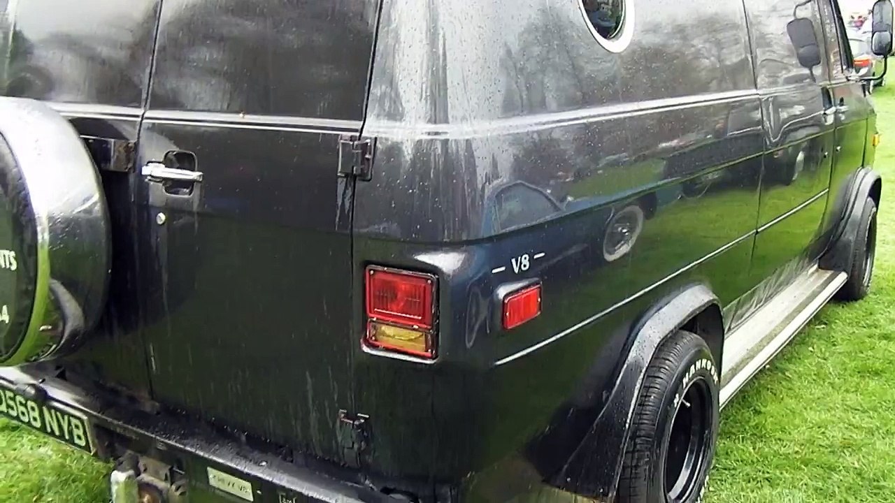 custom chevy V8 van