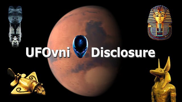 Giant Disc Shaped UFO Landed On Mars