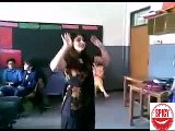 cute pakistani girl dancing in a Punjab College Lahore