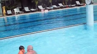 Pool stunt oops