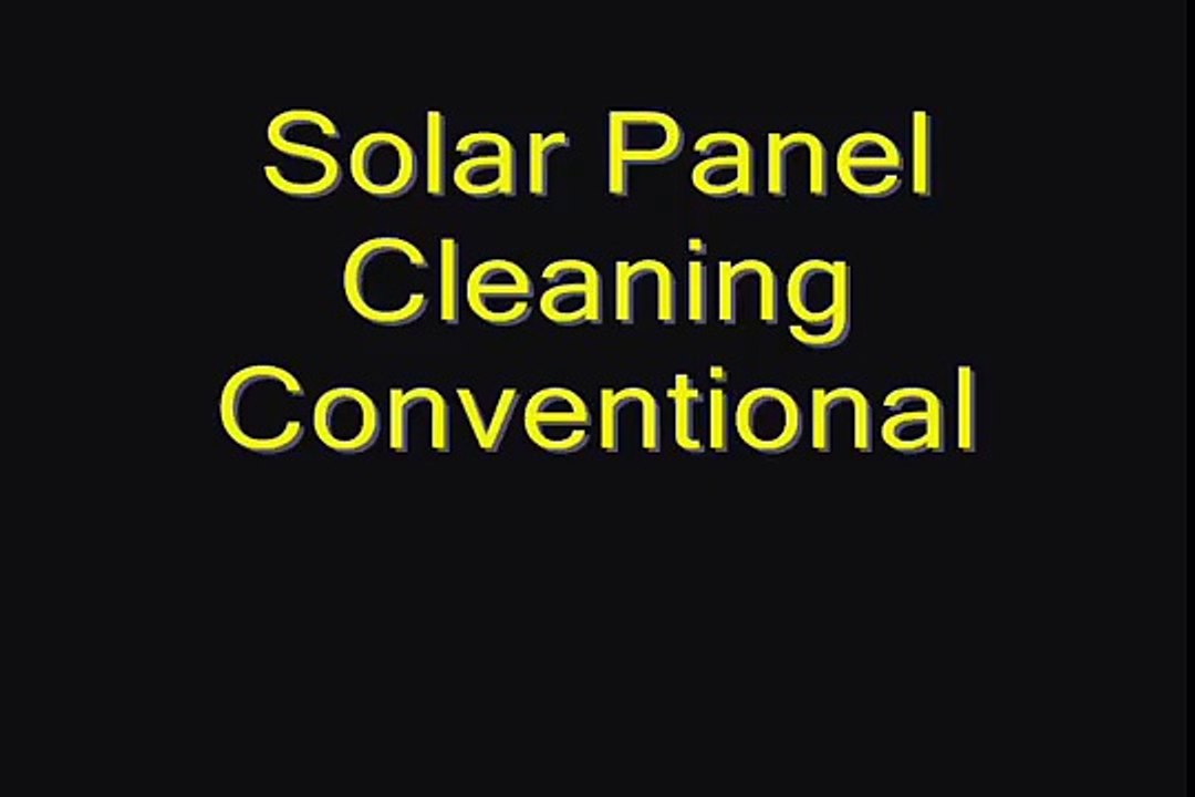 solar panel cleaning