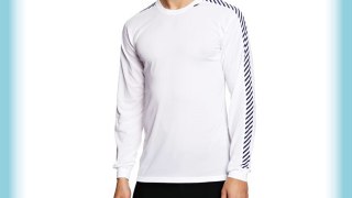 Helly Hansen HH Dry Stripe Crew - Ropa interior para hombre color blanco talla XL