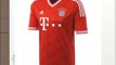 adidas - Camiseta de fútbol para adulto (primera equipación) diseño del Bayern de Múnich rojo