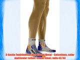 X-Socks Funktionssocken Speed Metal - Calcetines color multicolor (silver/cobalt blue) talla