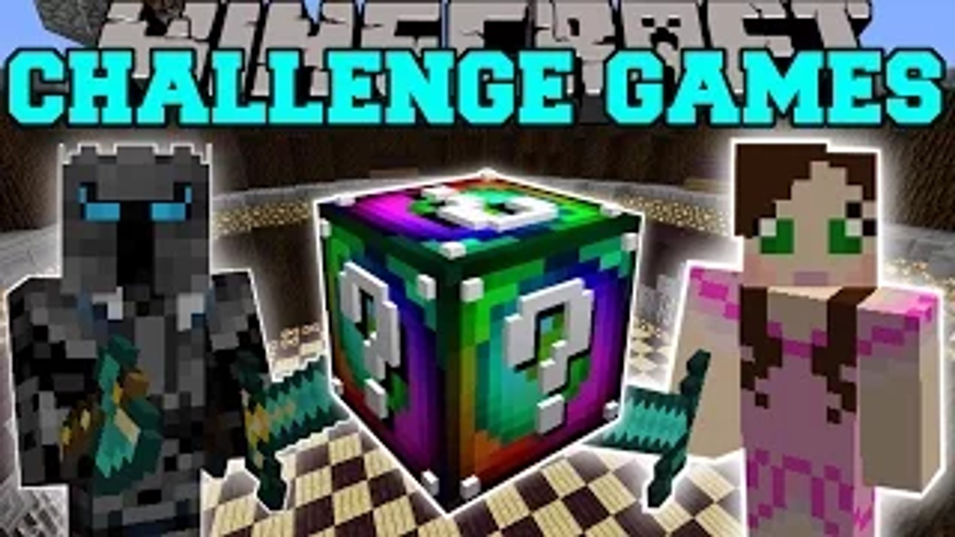 Minecraft PopularMMOs: PAT AND JEN SPIRAL CHALLENGE GAMES - Lucky Block Mod  - video Dailymotion