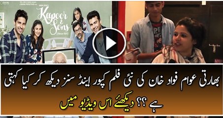 Check Out The Video Indian Public Response On Fawad Khan’s Movie Kapoor And Sons