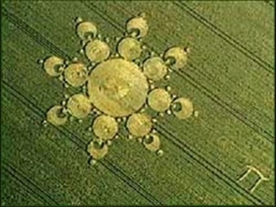 Crop circles, grass circles, sand circles and ice circles...