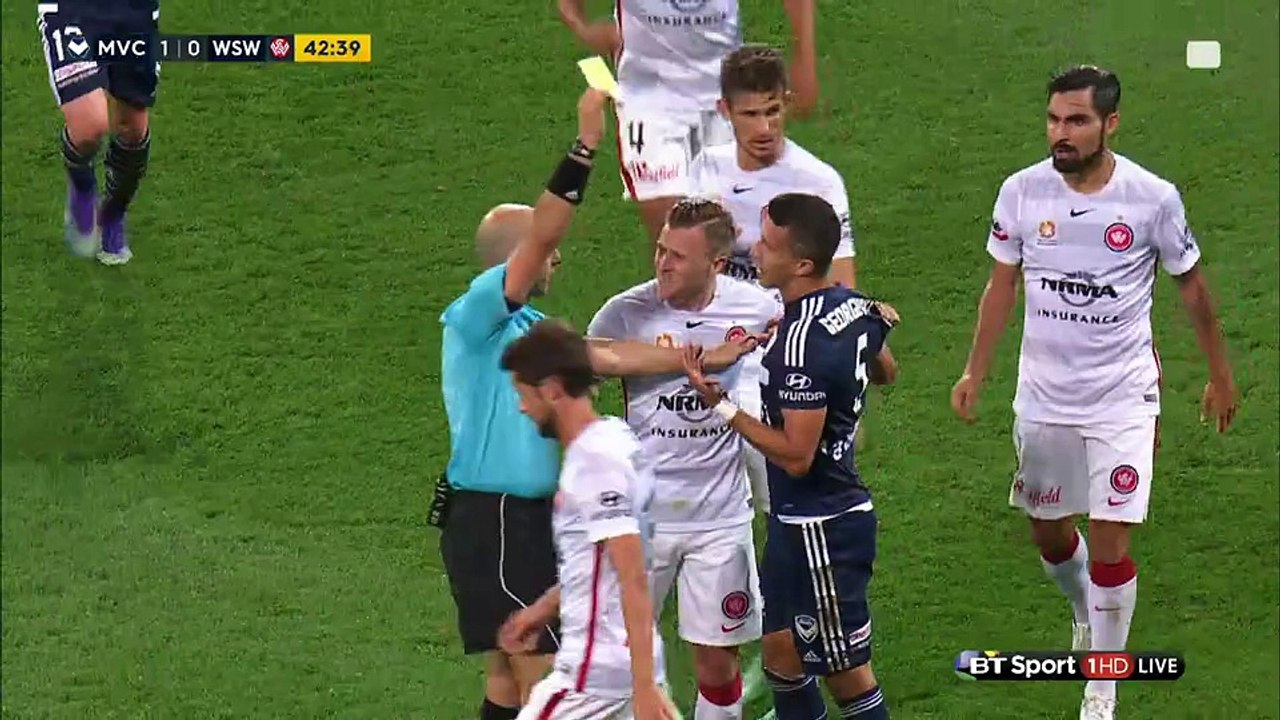 A-League star escapes red for shocking kung-fu challenge March 25,2016