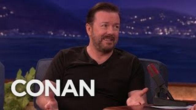 The Ricky Gervais Joke Thats Too Hot For The Golden Globes - CONAN on TBS