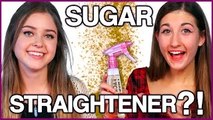 DIY Brown Sugar Hair Straightener?! - Makeup Mythbusters w/ Maybaby