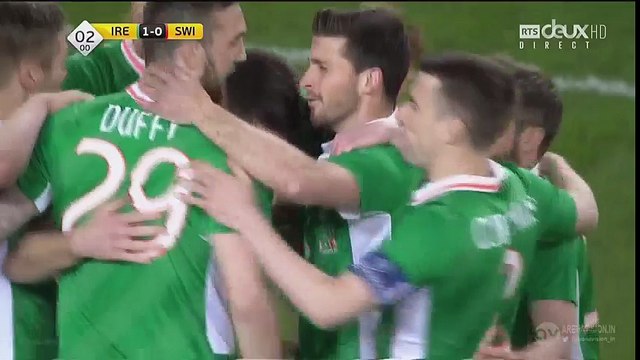 Ireland vs Switzerland – Match Highlights (2018 World Cup Qualification)March 25,2016
