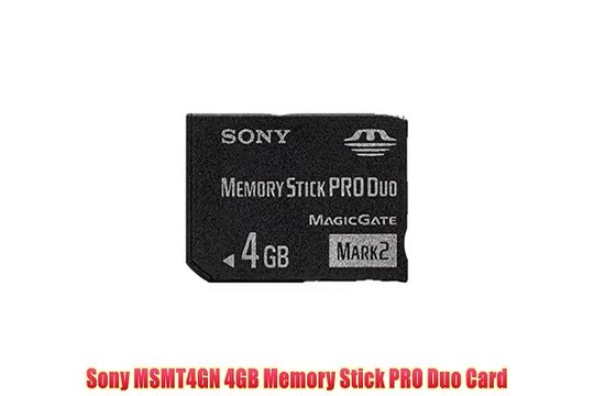 Sony MSMT4GN 4GB Memory Stick PRO Duo Card