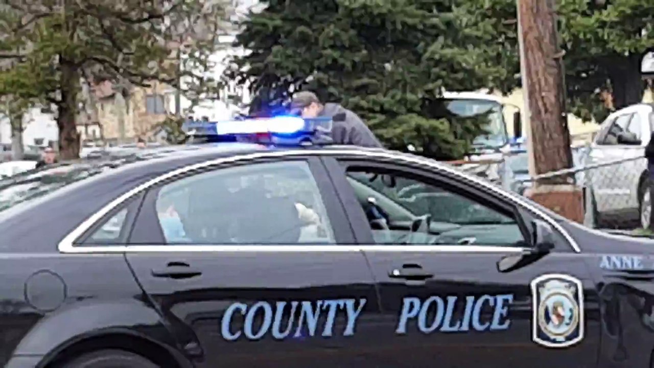 Fin d'une course poursuite et arrestation d'un braqueur dans le Maryland