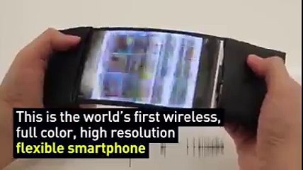 World's first foldable phone
