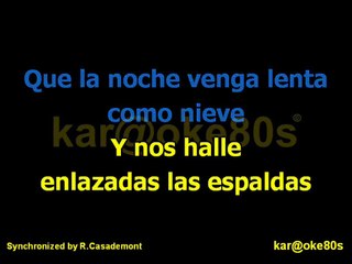 karaoke Hoy Necesito . Complices