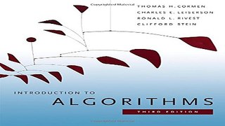 Download Introduction to Algorithms  Third Edition  International Edition