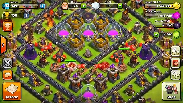 CLASH OF CLANS -BABY CARL TROLL BASE! SEXY FUNNY REPLAYS FUNNY MOMENTS+TOWN HALL 10 TROLL (WATCH ME)