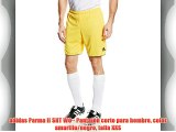 adidas Parma II SHT WO - Pantalón corto para hombre color amarillo/negro talla XXS