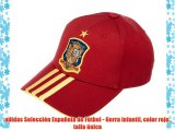adidas Selección Española de Fútbol - Gorra infantil color rojo talla única