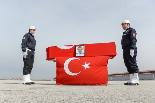 Şehit polis Fıstıkeken için tören düzenlendi