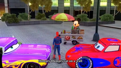 Spiderman Car For Kids - Humpty dumpty - Spider-Man NEW Lightning