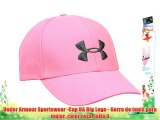 Under Armour Sportswear -Cap UA Big Logo - Gorra de tenis para mujer color rosa talla 0