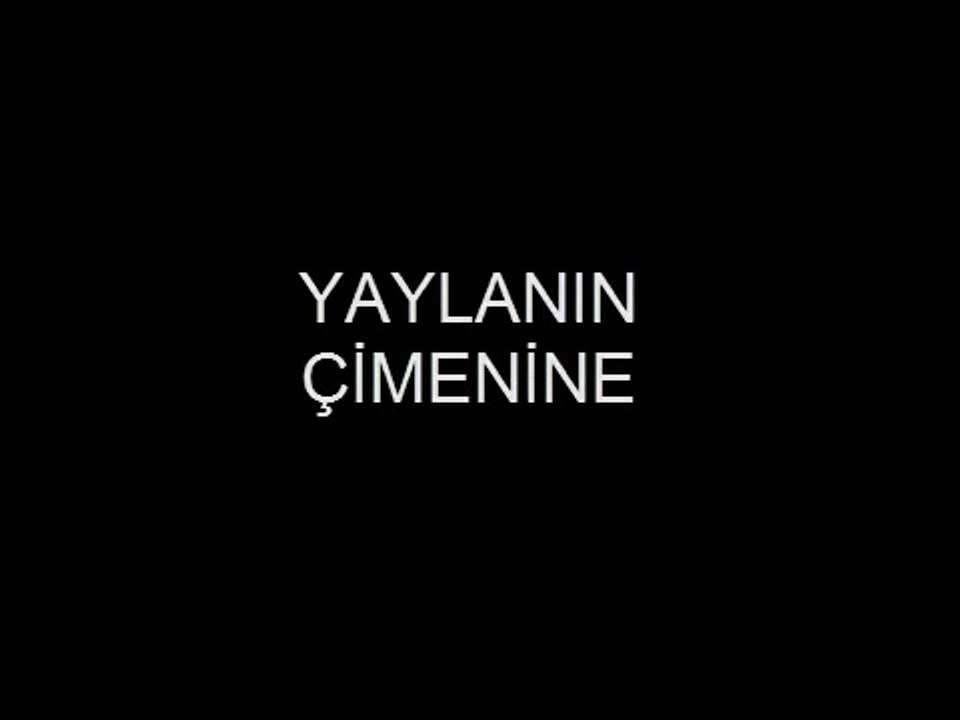Salih Yılmaz-Yaylanın Çimenine