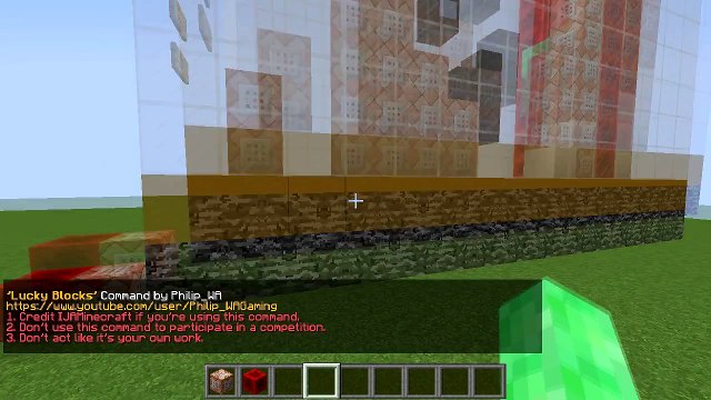 MINECRAFT luckyblocks in vanilla 1.8 custom command block