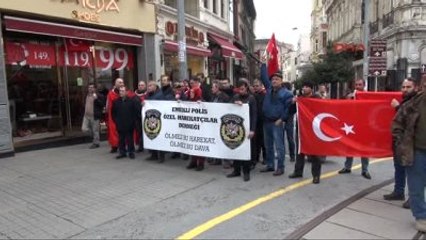 Emekli Özel Harekatçılar İstiklal'de Yürüdü