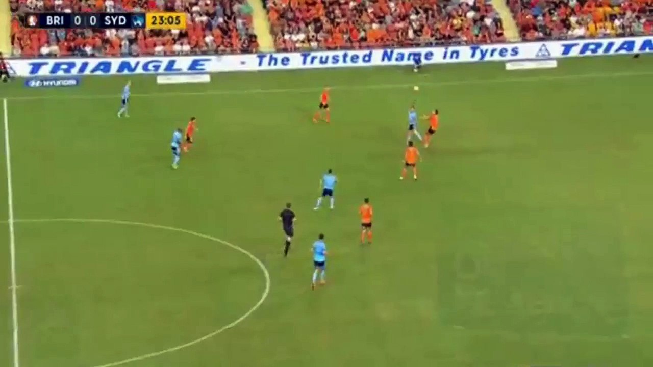 Brisbane Roar FC vs Sydney FC   Filip Holosko Goal  Australian A-League 26-03-2016 hd