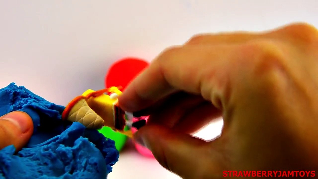 Cars 2 Play Doh Shopkins Spongebob Thomas and Friends Star Wars Surprise Eggs by StrawberryJamToys