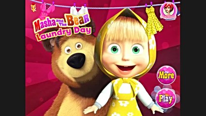 Masha Laundry Day Top Kids games 2016