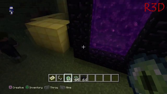 Minecraft - Playstation 4 Edition - How to Make a Nether Portal Tutorial {Full 1080p HD}