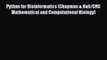 Read Python for Bioinformatics (Chapman & Hall/CRC Mathematical and Computational Biology)