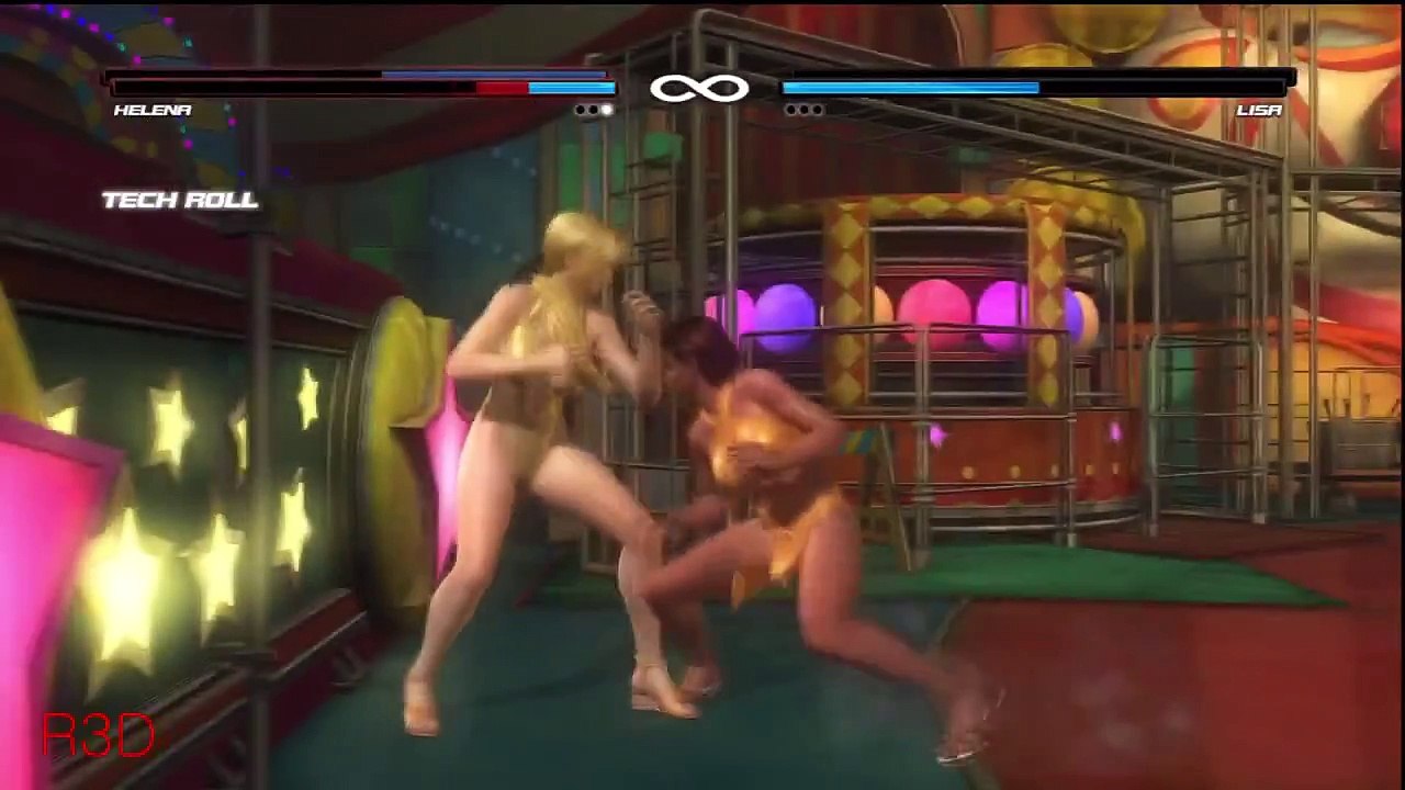 Dead or Alive 5 Versus Mode - Tina & Helena Vs. Lisa & Sarah {Sexy Swimsuits}