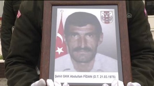 Şehit Geçici Köy Korucusu Fidan İçin Tören Düzenlendi