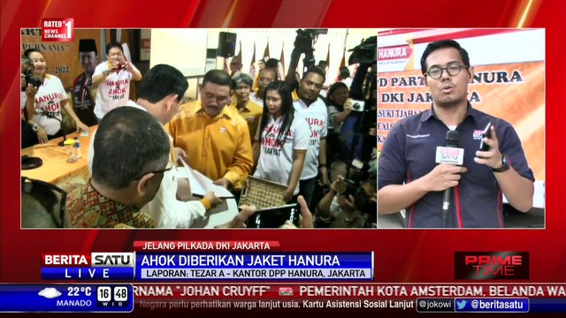 Hanura Deklarasikan Dukungannya untuk Ahok Maju Pilkada DKI 2017