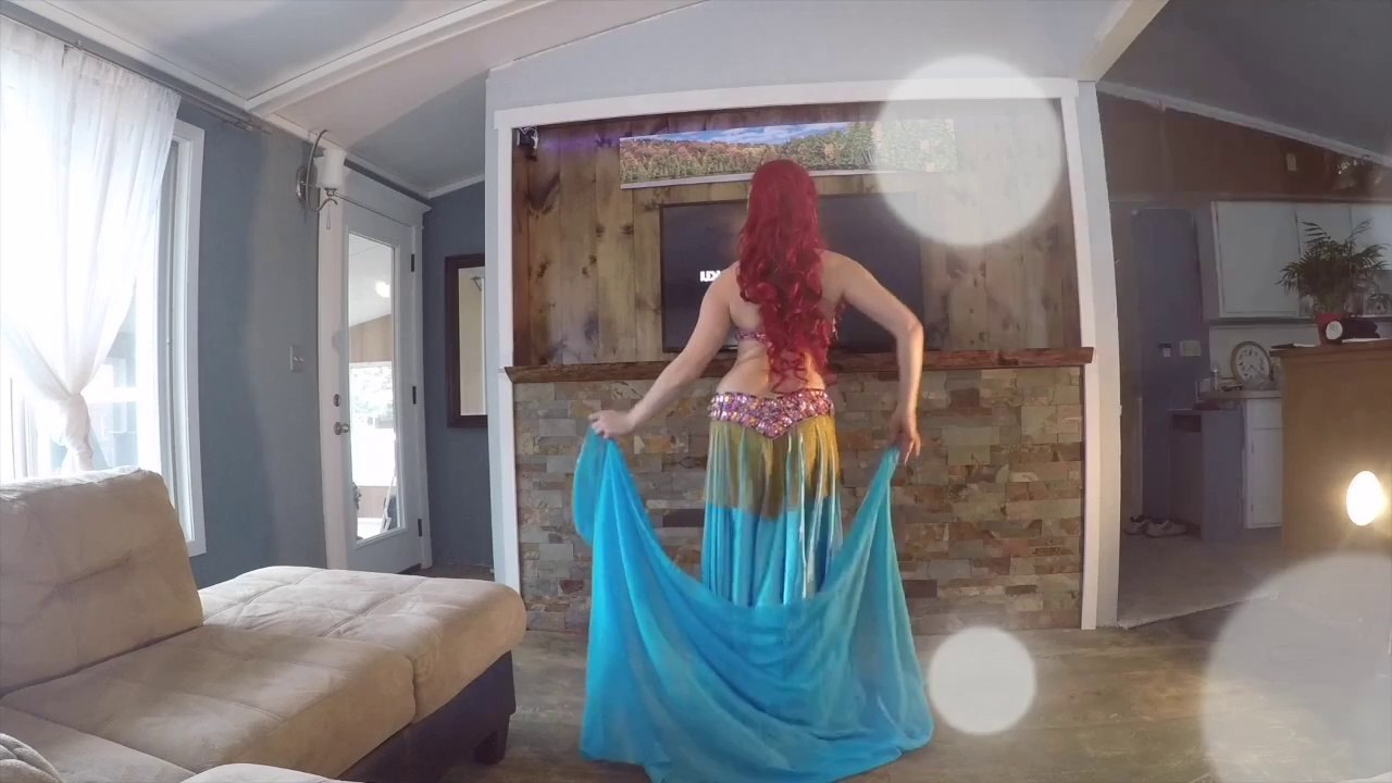 Belly Dance Solo, My Improvisation, Little Mermaid Dance.