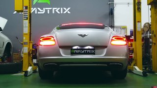 Bentley Continental GT w/ ARMYTRIX Cat-Back Valvetronic Exhaust - W12 twin turbo Revs!
