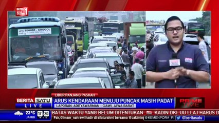 Скачать видео: Sistem Buka Tutup, Pintu Keluar Tol Ciawi Macet