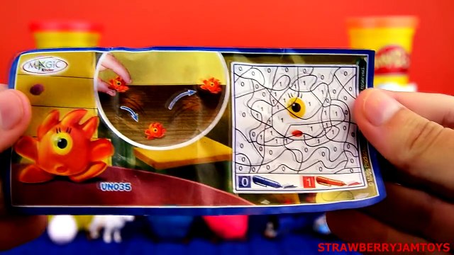 Play Doh Kinder Surprise Angry Birds Hello Kitty Thomas and Friends Smurfs Surprise Eggs