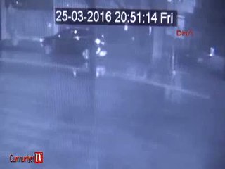 Üniversite öğrencisine çarpan otobüs güvenlik kamerasında