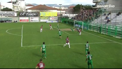 Το δοκάρι της ΑΕΛ με τον Αγροτικό