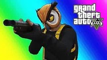 GTA 5 Online Funny Moments - Bubble Daryl Shotgun & Sumo Gamemode (Give Birth!) (Comic FULL HD 720P)