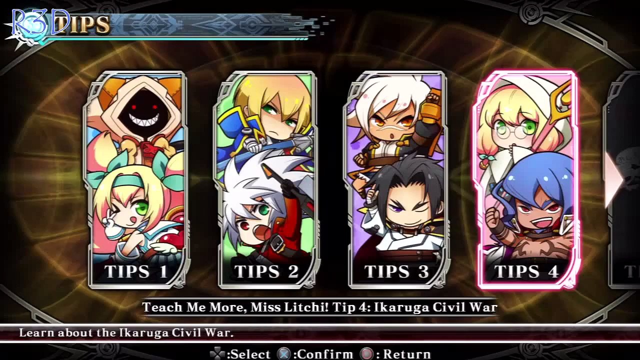 BLAZBLUE: Chronophantasma - Teach Me More, Miss Litchi! Tip 4: Ikaruga Civil War