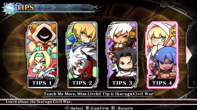 BLAZBLUE: Chronophantasma - Teach Me More, Miss Litchi! Tip 4: Ikaruga Civil War