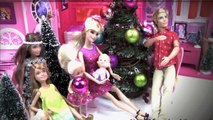 Life Dolls Barbie Ken Episode 1 Santa Claus delivers gifts to Sisters Barbie